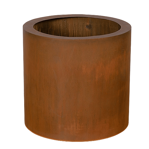 Corten Stål krukke,