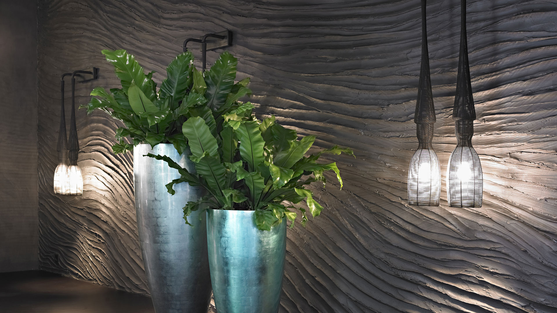 Lightweight and self watering planters for indoor and outdoor use