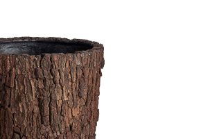 krukke med bark